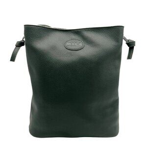 M.I.L.A Dark Green Leather Jackie Crossbody